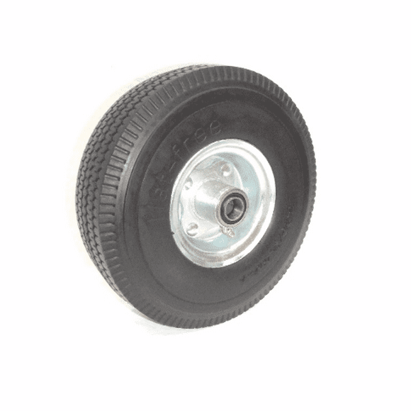 Two CareFree Tire Flat Free 10" Rubber Wheel 5/8" ID 600# Cap